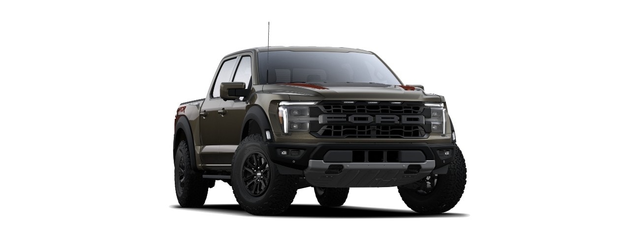 Ford F-150 Raptor en color Verde Guarida