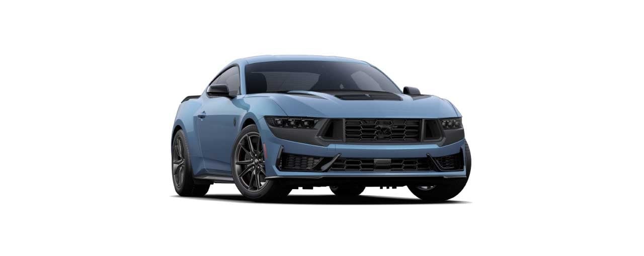 Mustang Dark Horse en color Azul Vaporizado