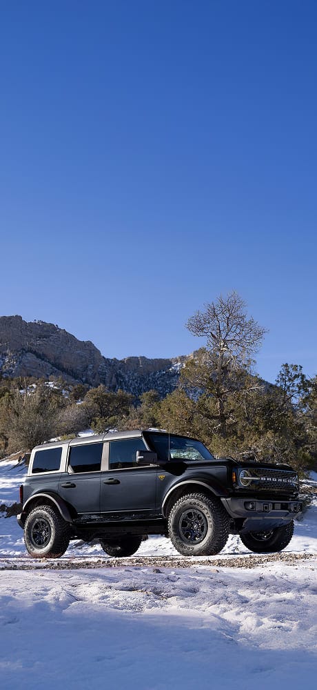 Nuevo Bronco en nieve