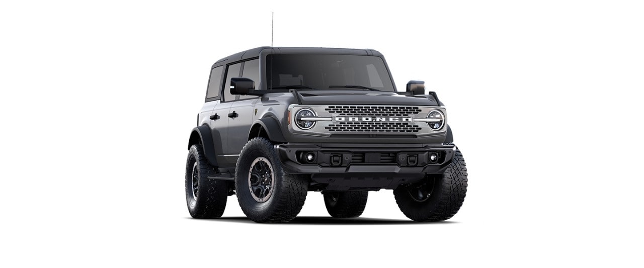 Nueva camioneta SUV Bronco Gris Carbonizado