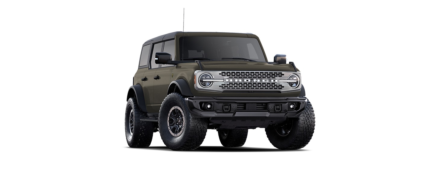 Nueva camioneta SUV Bronco Gris Pantano