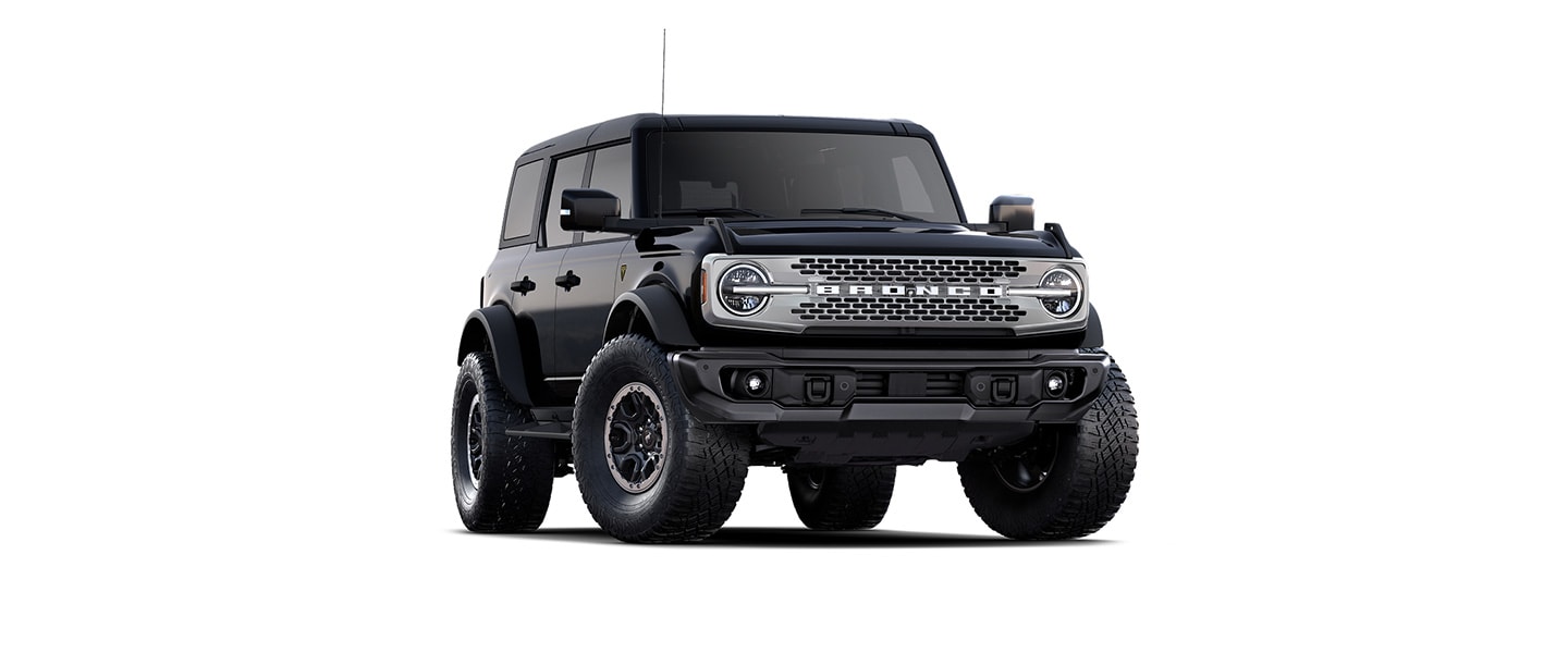 Nueva camioneta SUV Bronco Negro Profundo