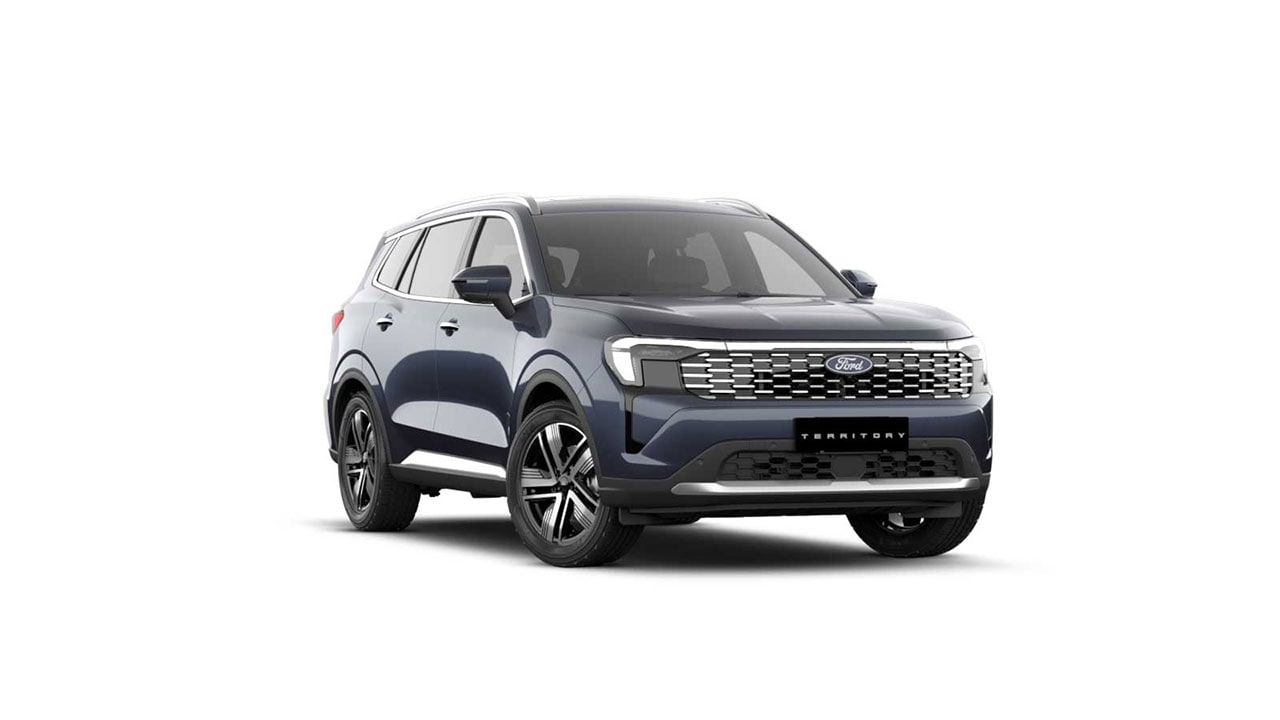 Colores - Ford Territory Titanium Híbrida Azul Pantera.