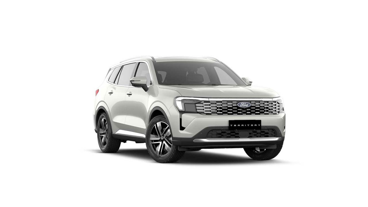 Ford Territory Titanium Híbrida Blanco Perlado.