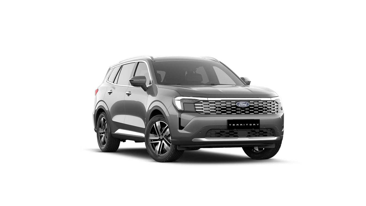 Colores - Ford Territory Titanium Híbrida Gris Brillante.
