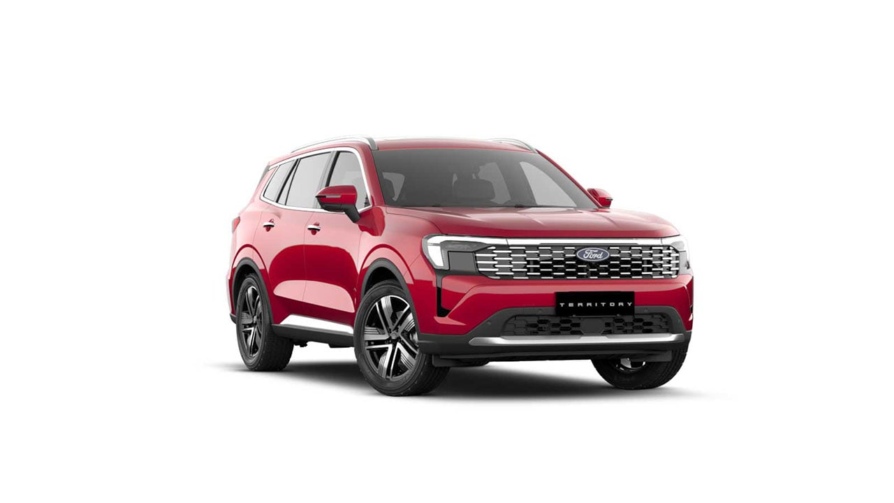 Ford Territory Titanium Híbrida Rojo Ruby