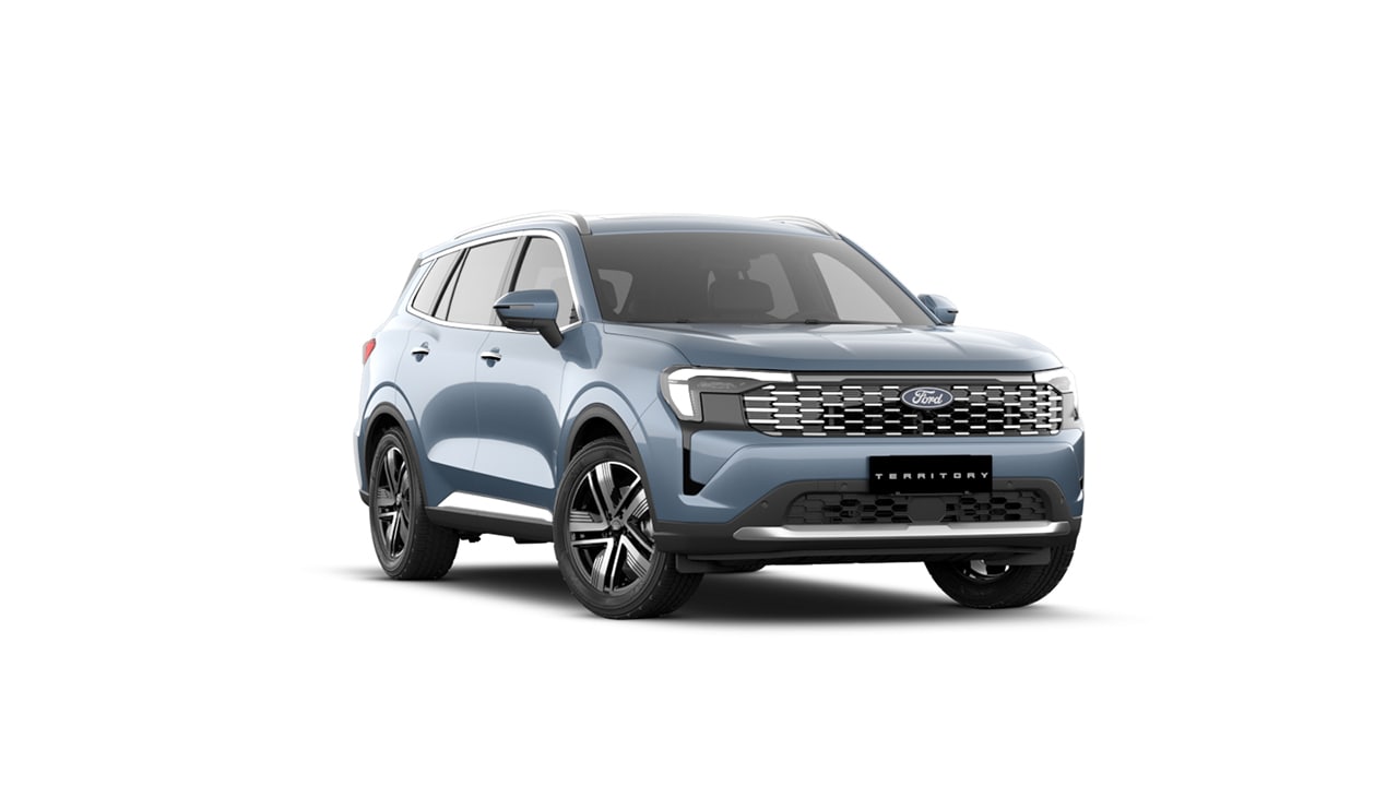 Ford Territory Titanium Azul Lunar.
