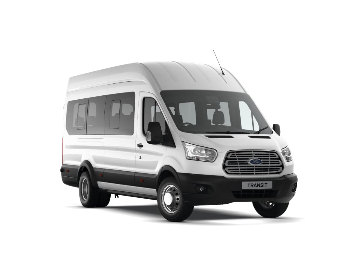 Transit Bus Blanco Invierno