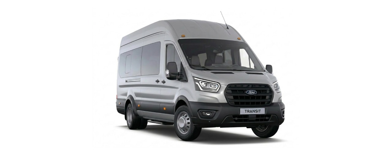 Transit Bus Gris Plata
