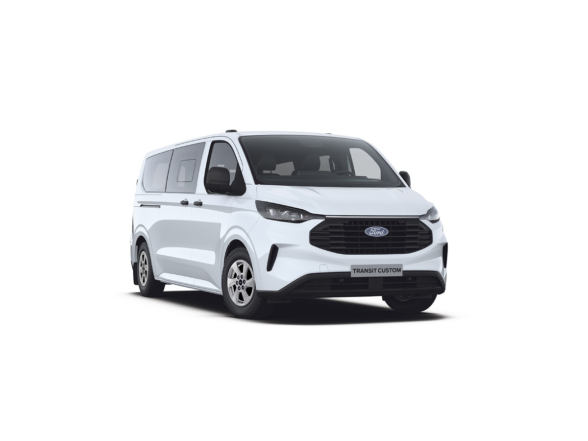 Camioneta Ford Transit Custom Minibus Blanco Oxford