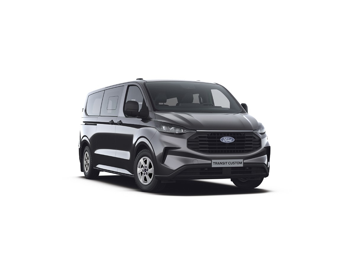 Camioneta Ford Transit Custom Minibus Gris Magnético