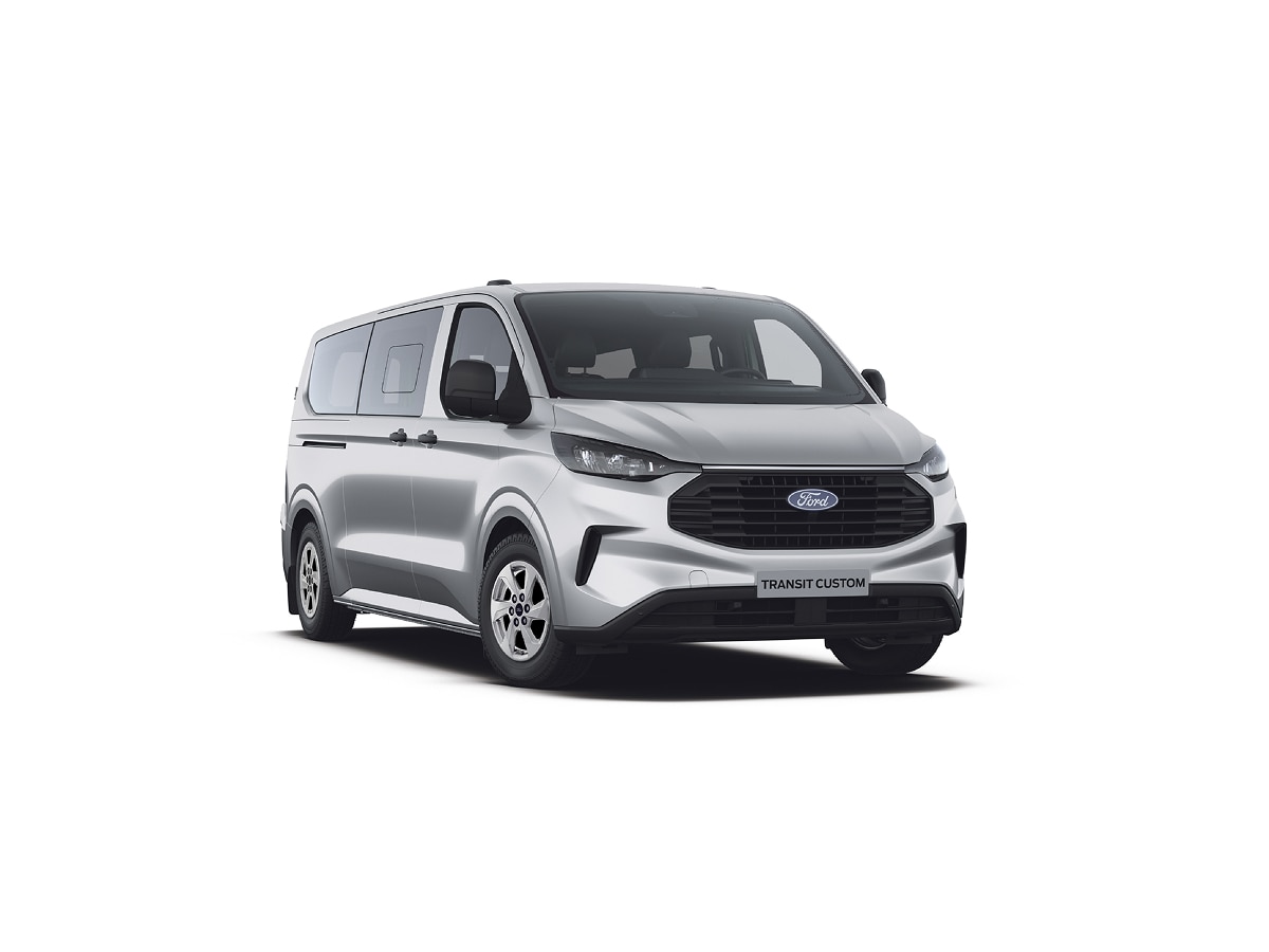 Camioneta Ford Transit Custom Minibus Gris Plata