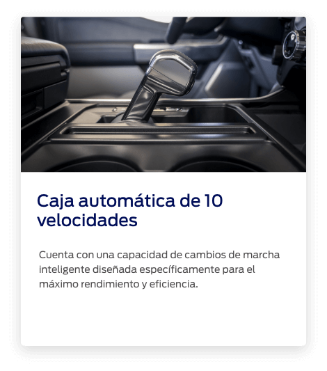 Caja automática de 10 velocidades de la Ford F-150 Híbrida