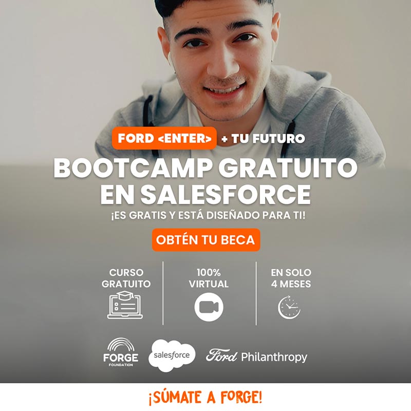 Ford Enter: Ford y Fundación Forge capacitan a jóvenes en Salesforce para un futuro tecnológico