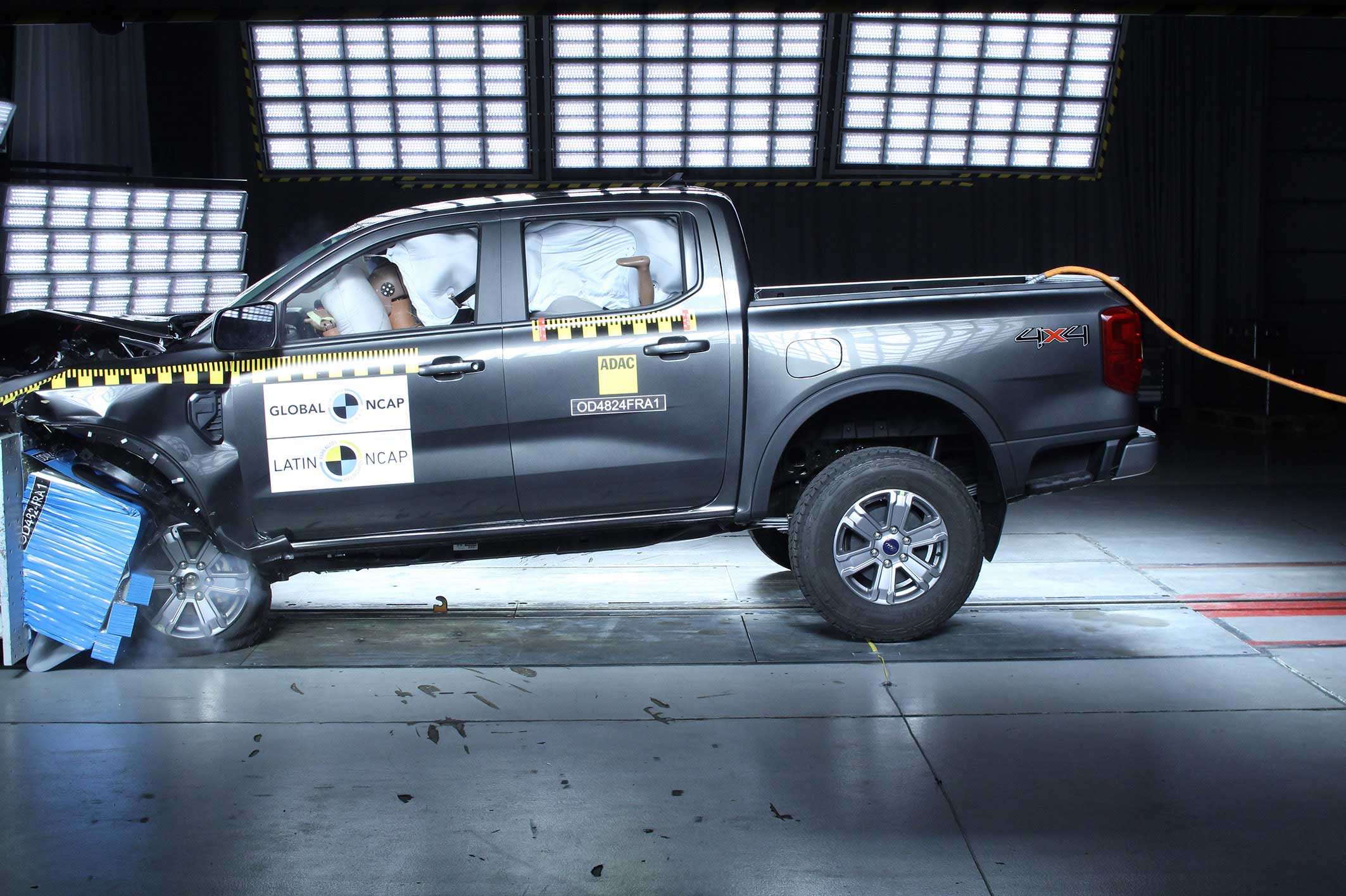 Ford Ranger alcanza la máxima calificación de seguridad con cinco estrellas en Latin NCAP