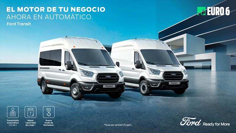 Ford Transit Furgon y Bus