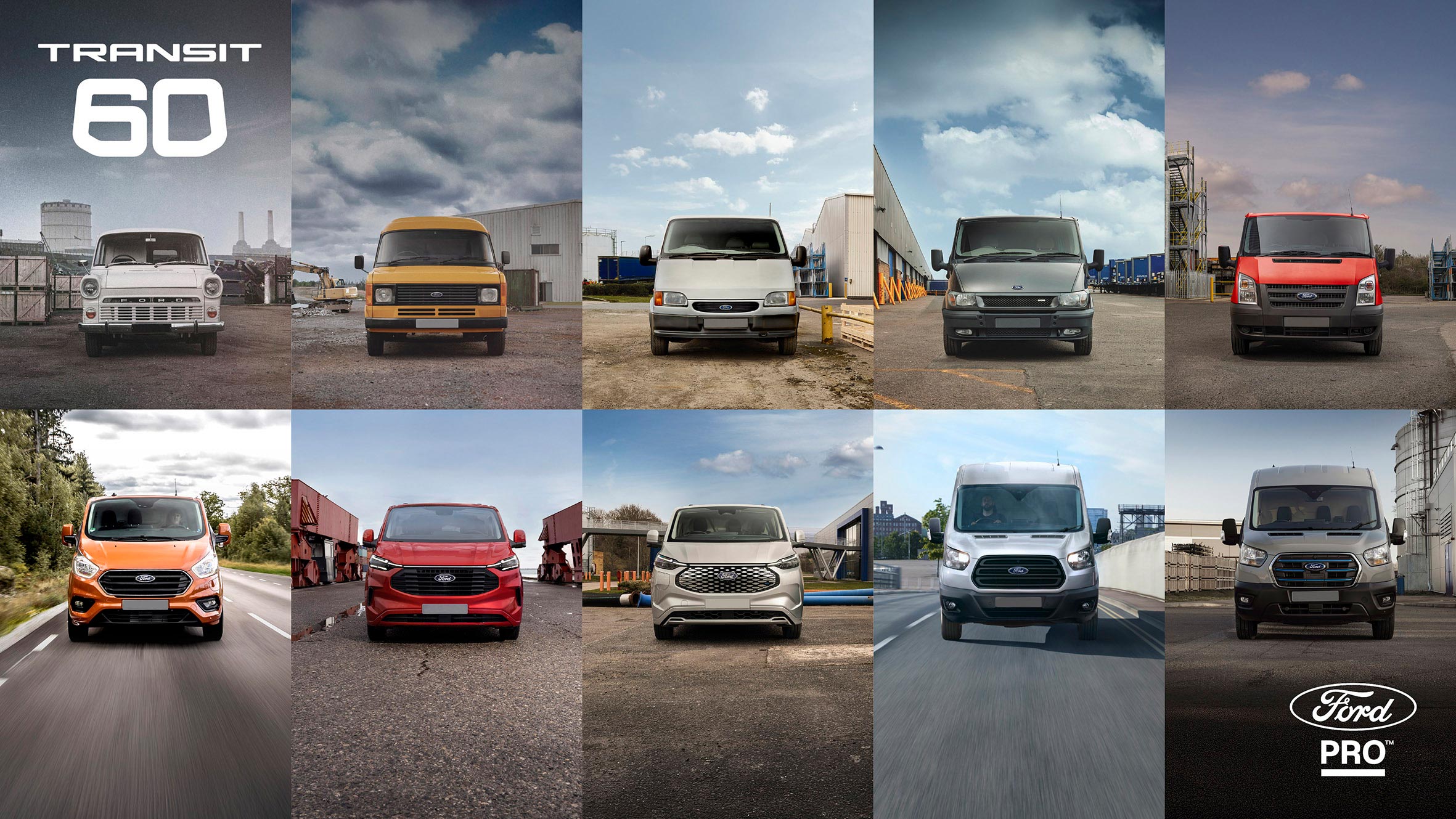 Ford celebra 60 años de Transit, la van más vendida del mundo