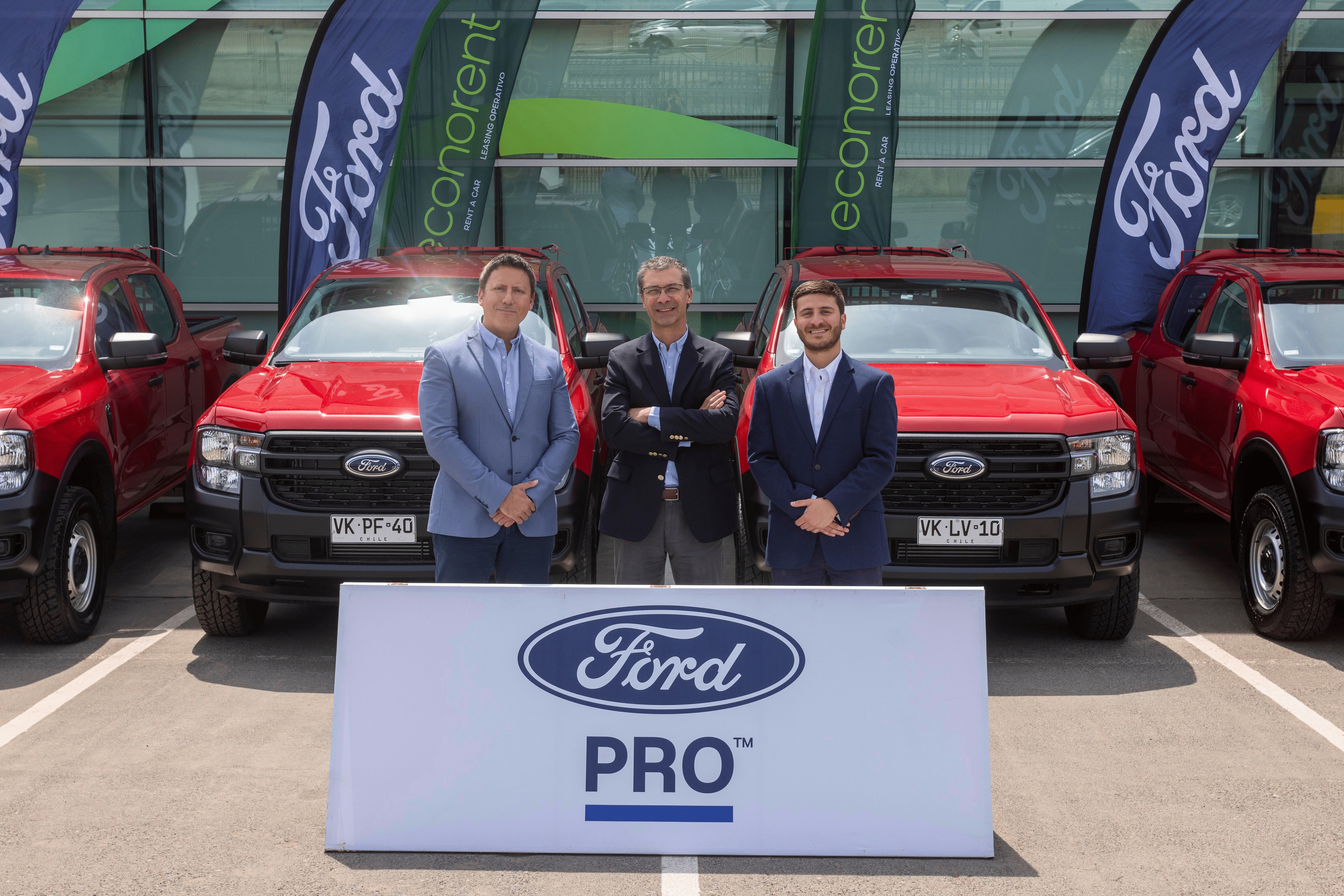 Ford Chile fortalece su negocio de flotas con la renovación de Econorent