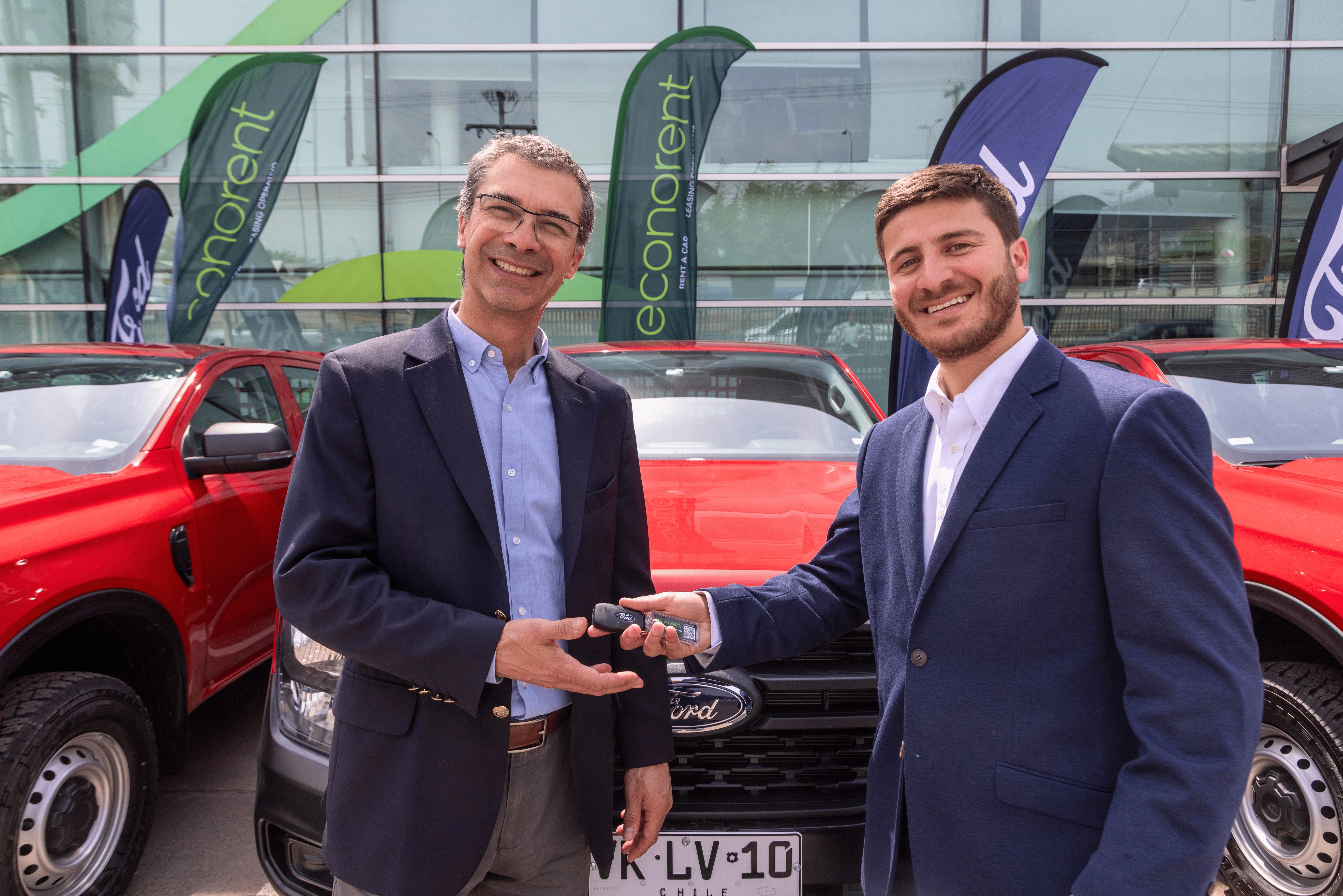 Ford Chile fortalece su negocio de flotas con la renovación de Econorent
