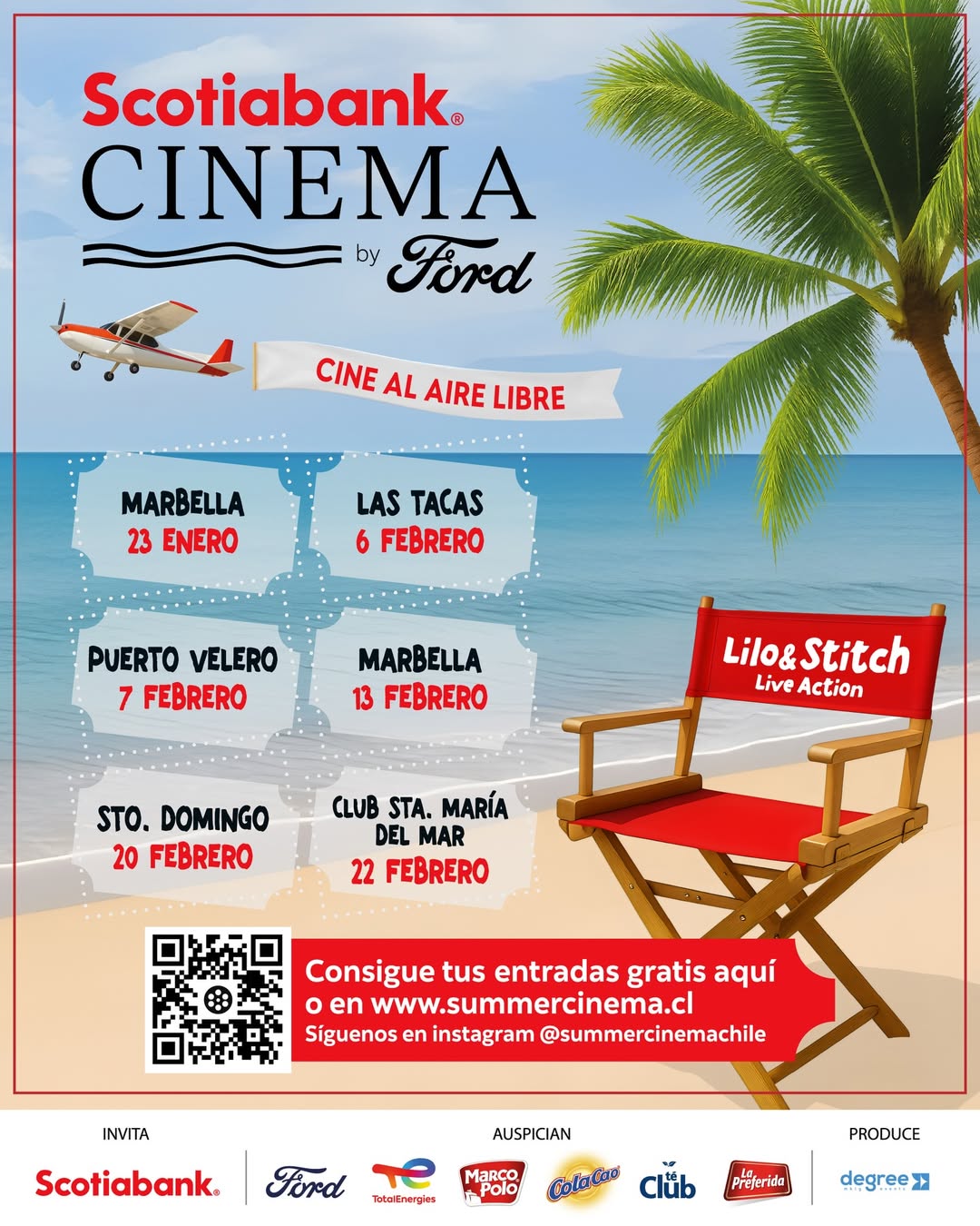 Cine bajo las estrellas: seis funciones gratuitas que se toman distintos balnearios del país 