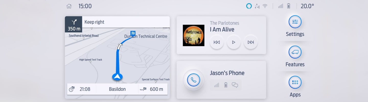 Sistema SYNC 4 de la Ford Transit Custom