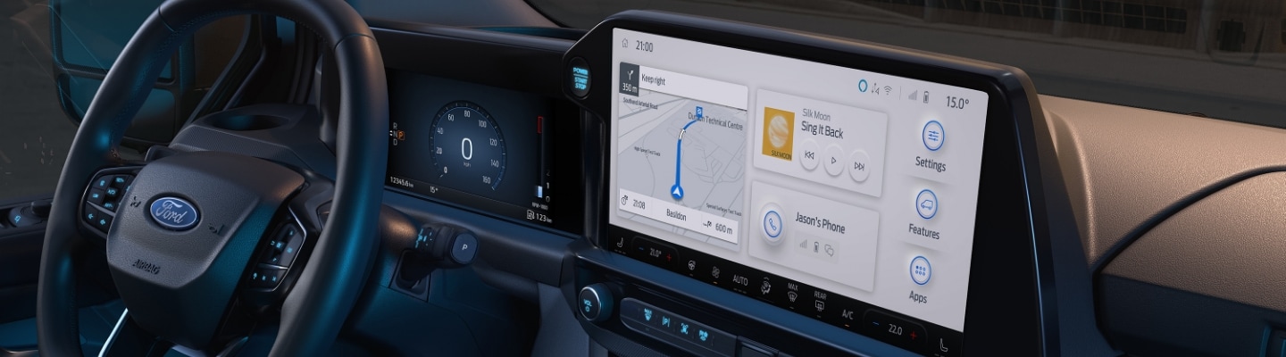 Tablero con encendido sin llaves de la Ford Transit Custom