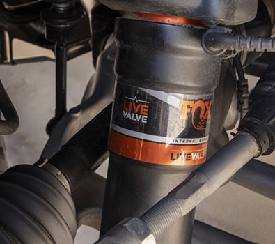 Amortiguadores FOX de la F-150 Raptor