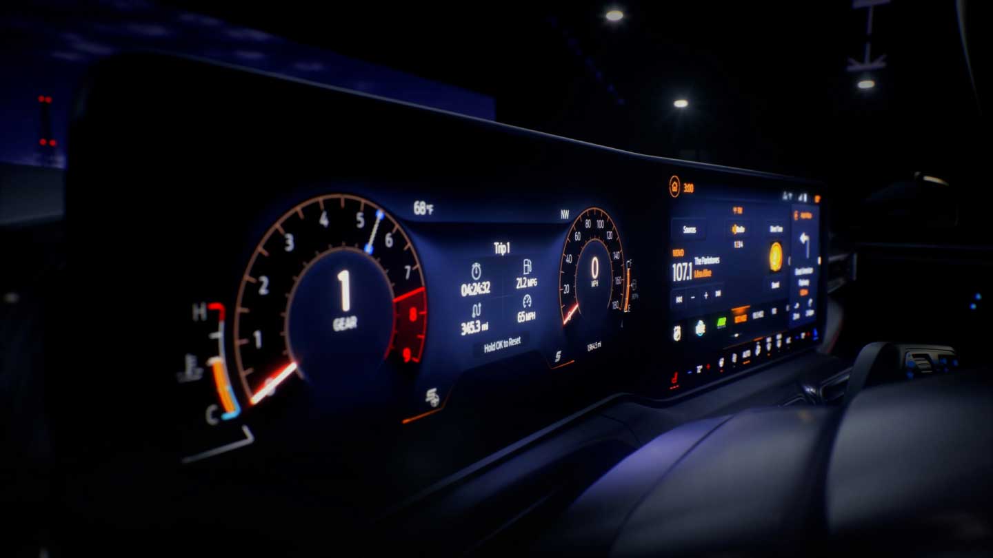 Panel de instrumentos de 12.4"