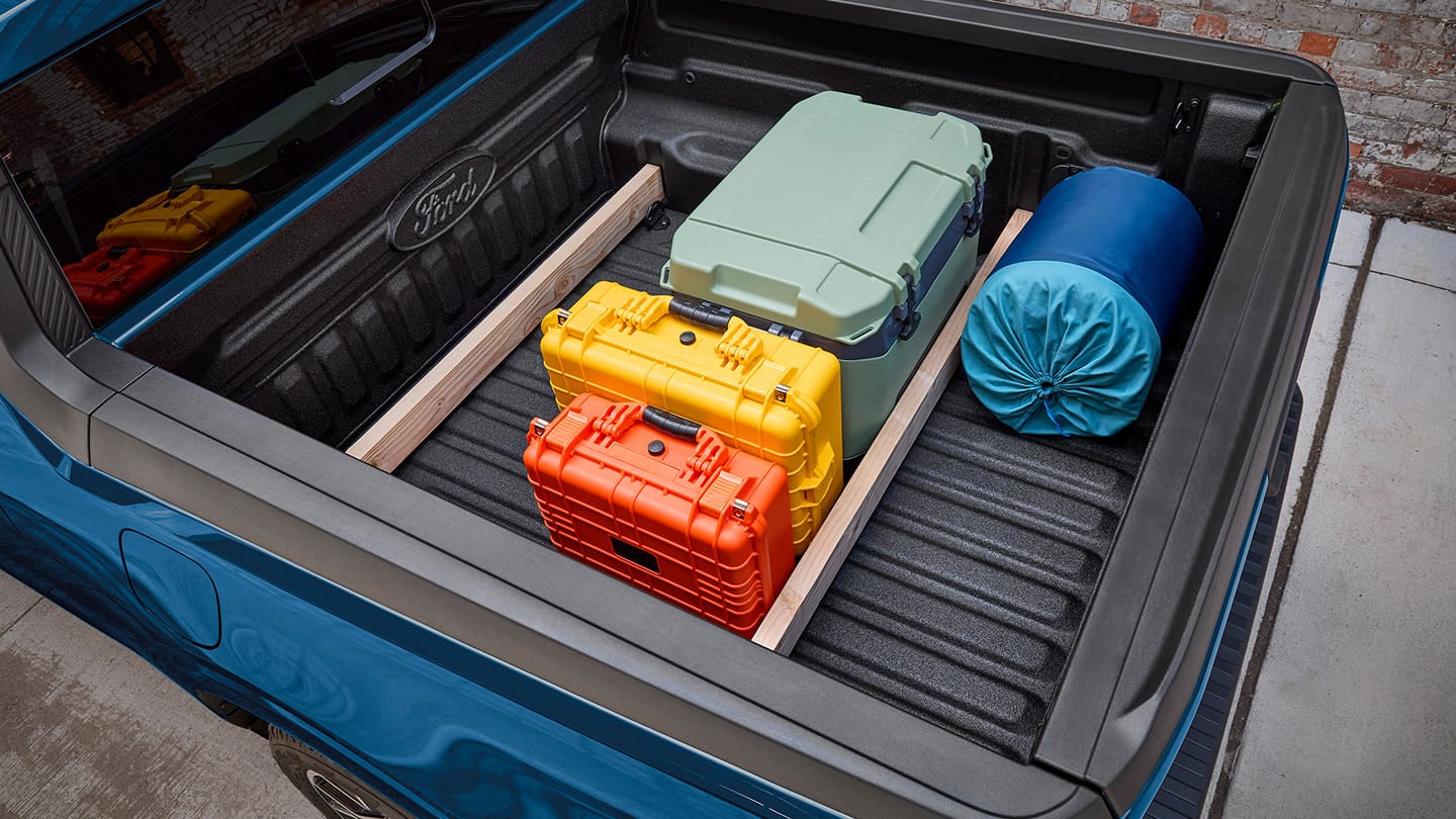 Ford Maverick® con caja con sistema Flexbed®