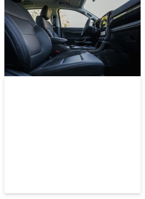 Espacio interior con tapizados en cuero