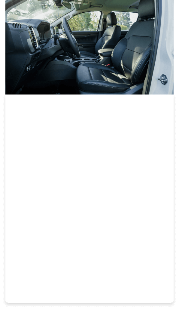 Interior nueva Ranger con pantalla tactil