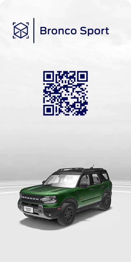 Conoce Bronco Sport con tu smartphone y realidad aumentada