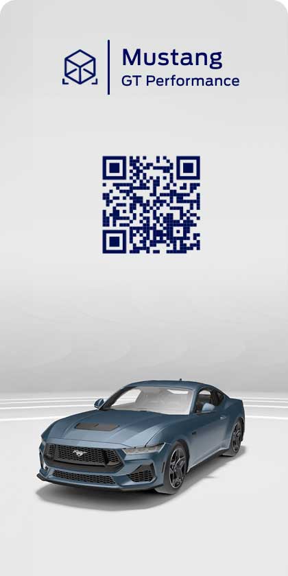 Conoce Mustang GT Performance con tu smartphone y realidad aumentada