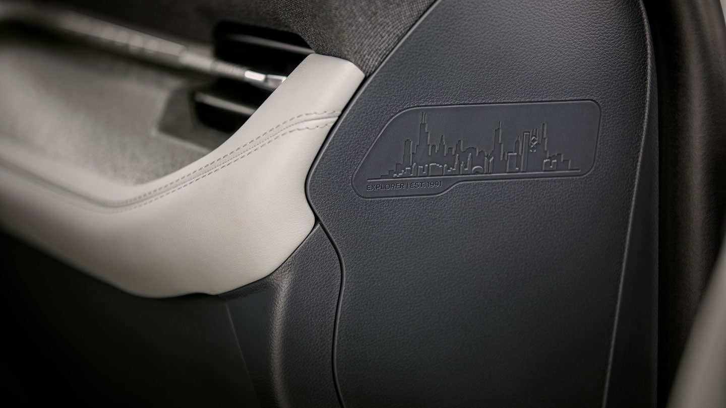Detalles de diseño en el interior de la Ford Explorer®