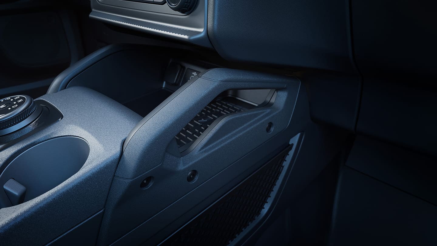 Agarradera en consola central