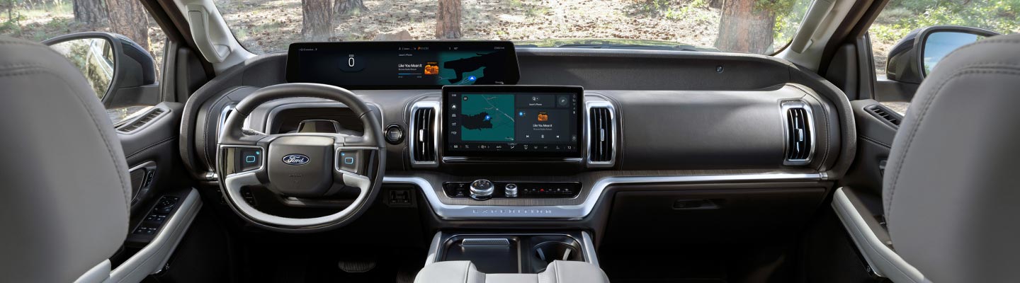 Pantalla panorámica de 24 pulgadas de la Ford Expedition