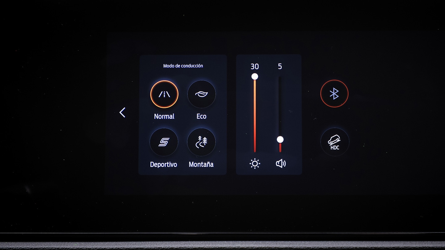 Modos de conducción seleccionables