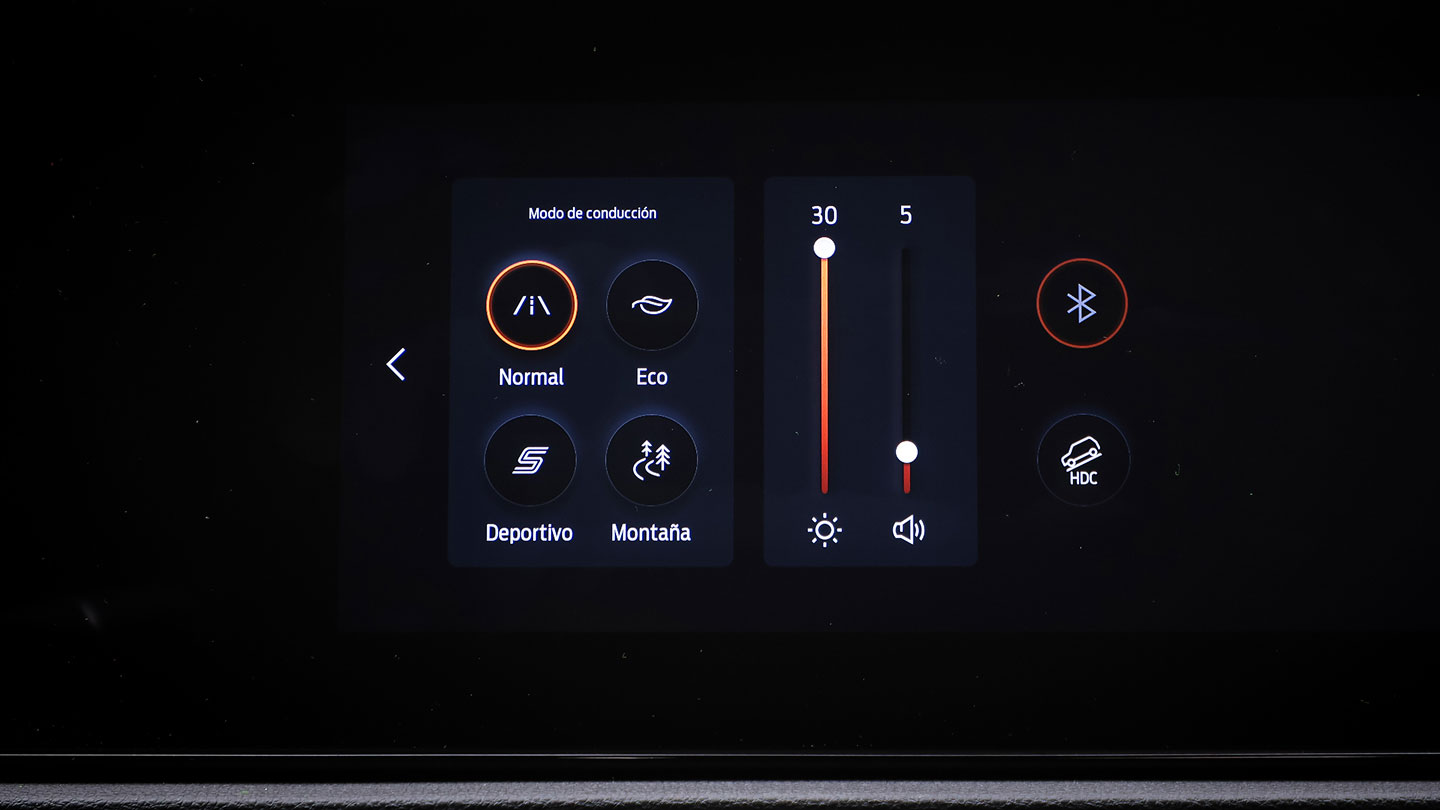Modos de conducción seleccionables