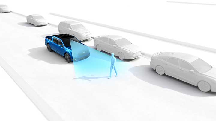 Asistente pre-colisión con frenado automático