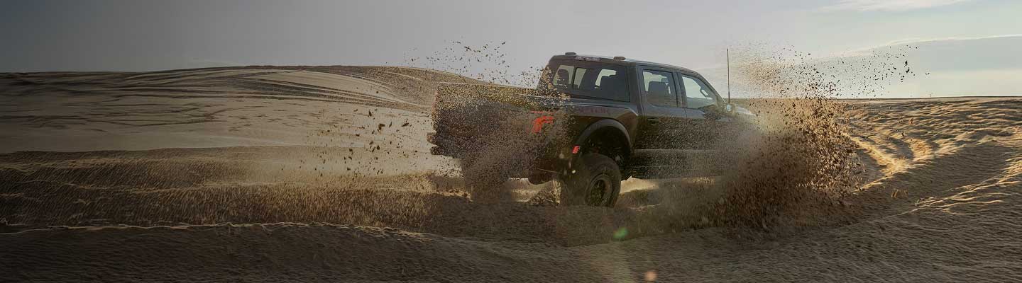 Ford Ranger 4x4 en la arena