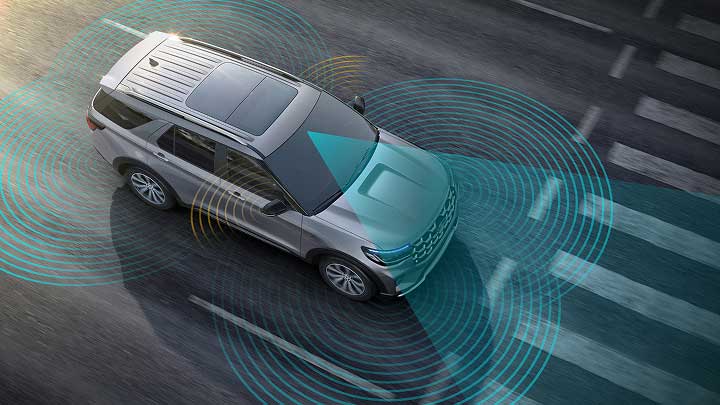 SUV Ford con cámara 360