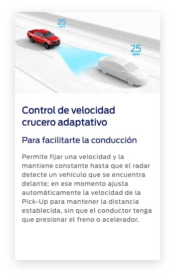 Control de velocidad crucero adaptativo