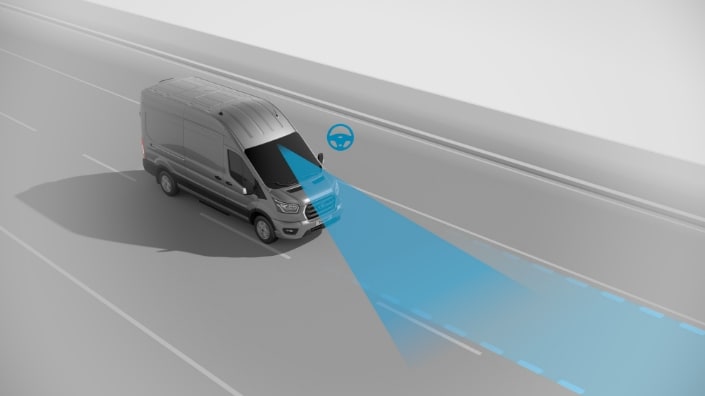 Sistemas de Mantenimiento de Carril de la Ford Transit Custom